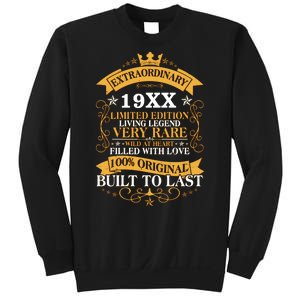 Extraordinary Custom Year Limited Edition Built To Last Personalize Birthday Sweatshirt