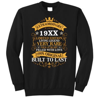 Extraordinary Custom Year Limited Edition Built To Last Personalize Birthday Sweatshirt