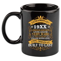 Extraordinary Custom Year Limited Edition Built To Last Personalize Birthday 11oz C Handle Ceramic Mug