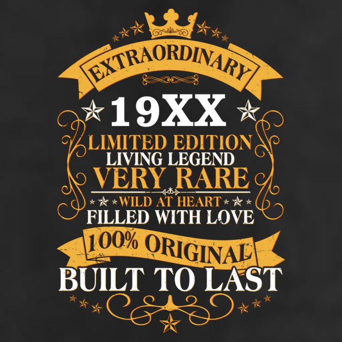 Extraordinary Custom Year Limited Edition Built To Last Personalize Birthday Crop Fleece Hoodie