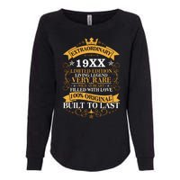 Extraordinary Custom Year Limited Edition Built To Last Personalize Birthday Womens California Wash Sweatshirt