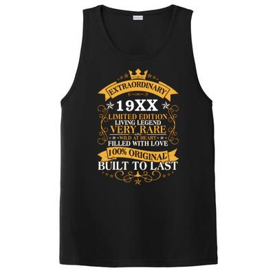 Extraordinary Custom Year Limited Edition Built To Last Personalize Birthday PosiCharge Competitor Tank