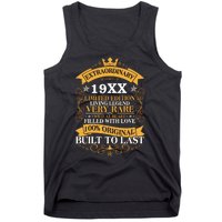 Extraordinary Custom Year Limited Edition Built To Last Personalize Birthday Tank Top