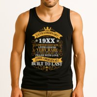 Extraordinary Custom Year Limited Edition Built To Last Personalize Birthday Tank Top