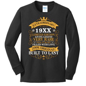 Extraordinary Custom Year Limited Edition Built To Last Personalize Birthday Kids Long Sleeve Shirt