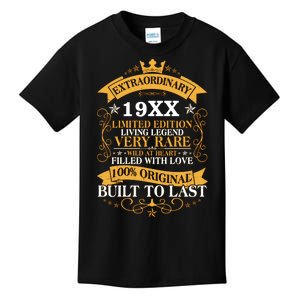 Extraordinary Custom Year Limited Edition Built To Last Personalize Birthday Kids T-Shirt