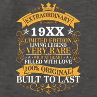 Extraordinary Custom Year Limited Edition Built To Last Personalize Birthday Vector Backpack
