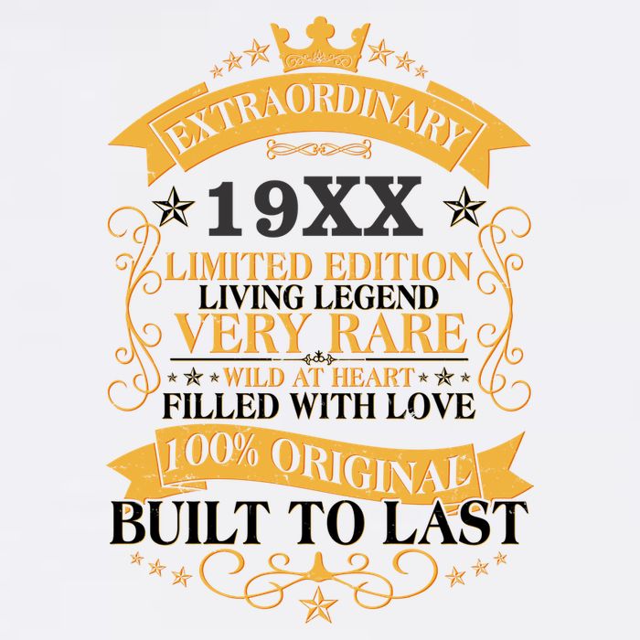 Extraordinary Custom Year Limited Edition Built To Last Personalize Birthday Garment-Dyed Sweatshirt