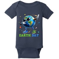 Earth Day 2024 Funny Earth Day Dab Baby Bodysuit