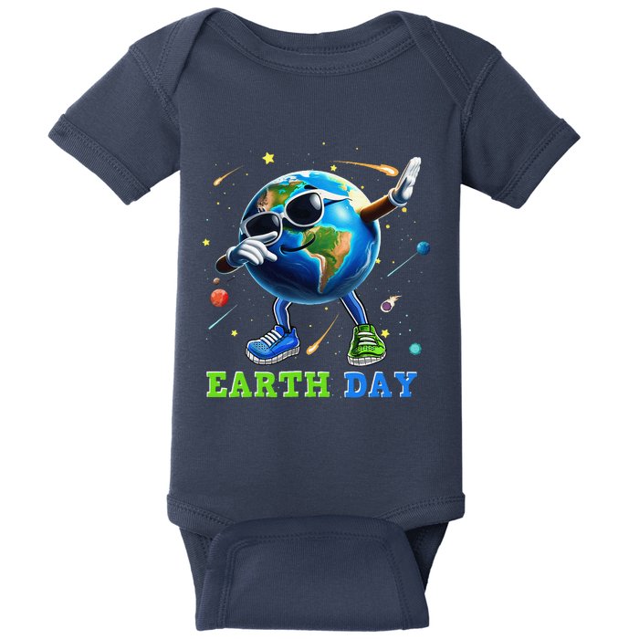 Earth Day 2024 Funny Earth Day Dab Baby Bodysuit