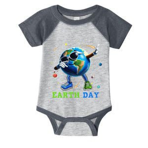 Earth Day 2024 Funny Earth Day Dab Infant Baby Jersey Bodysuit