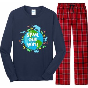 Earth Day 2023 Environmental Nature Planet Long Sleeve Pajama Set