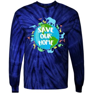 Earth Day 2023 Environmental Nature Planet Tie-Dye Long Sleeve Shirt