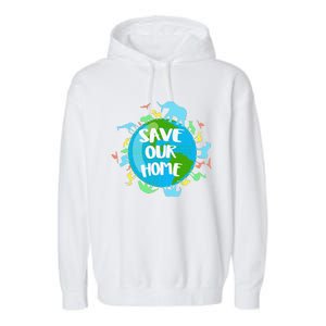 Earth Day 2023 Environmental Nature Planet Garment-Dyed Fleece Hoodie