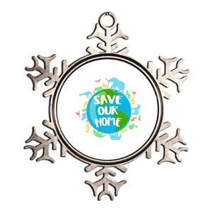 Earth Day 2023 Environmental Nature Planet Metallic Star Ornament