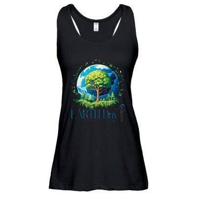 Earth Day 2024 Environmental International Awareness Ladies Essential Flowy Tank