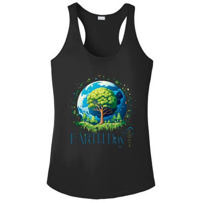 Earth Day 2024 Environmental International Awareness Ladies PosiCharge Competitor Racerback Tank