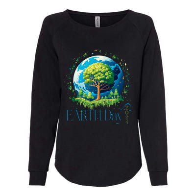 Earth Day 2024 Environmental International Awareness Womens California Wash Sweatshirt