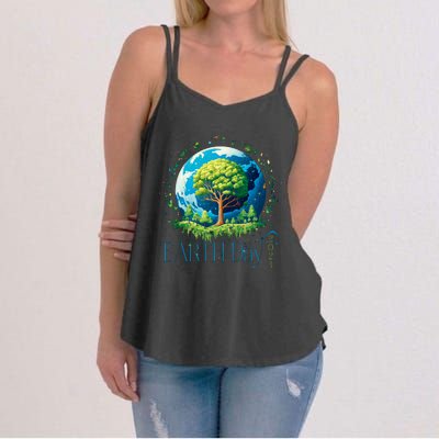 Earth Day 2024 Environmental International Awareness Women's Strappy Tank