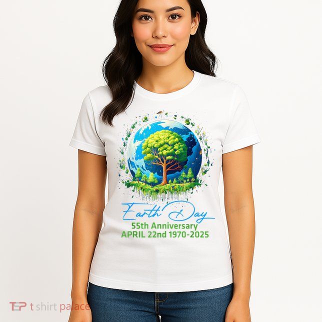 Earth Day 2025 55th Anniversary Earth Day Women's T-Shirt