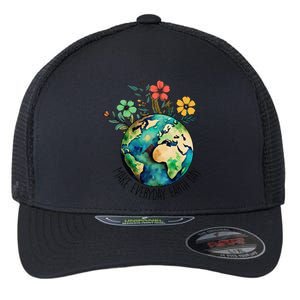 Earth Day 2024 Funny Earth Day Make Everyday Earth Day Flexfit Unipanel Trucker Cap