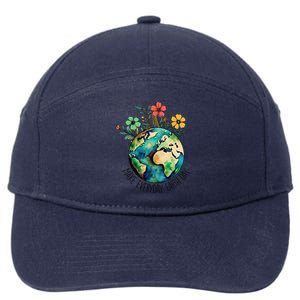 Earth Day 2024 Funny Earth Day Make Everyday Earth Day 7-Panel Snapback Hat