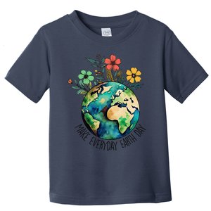 Earth Day 2024 Funny Earth Day Make Everyday Earth Day Toddler T-Shirt