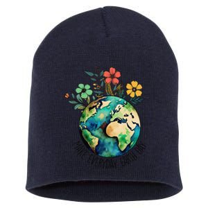 Earth Day 2024 Funny Earth Day Make Everyday Earth Day Short Acrylic Beanie