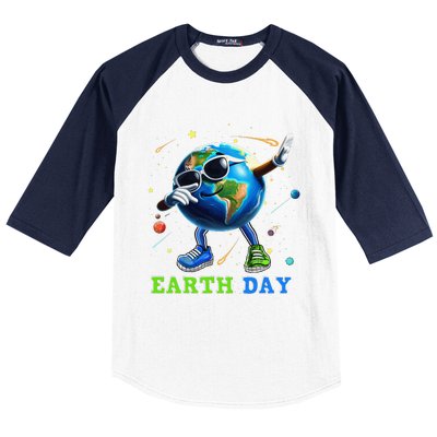 Earth Day 2024 Funny Earth Day Dab Baseball Sleeve Shirt