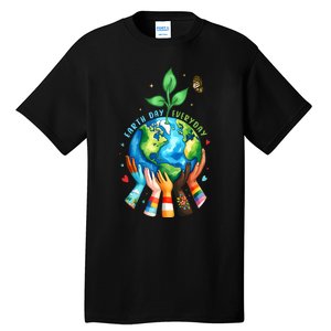 Earth Day 2024 Everyday Protect Environment Save The Planet Tall T-Shirt