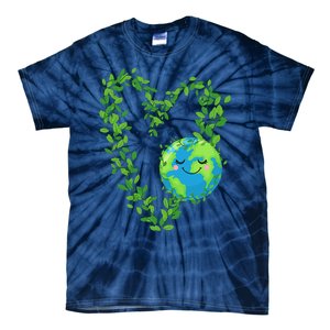 Earth Day 2024 Heart Earth Day Love Tie-Dye T-Shirt