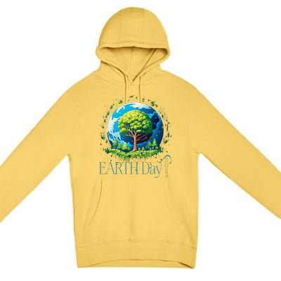 Earth Day 2024 Environmental International Awareness Premium Pullover Hoodie