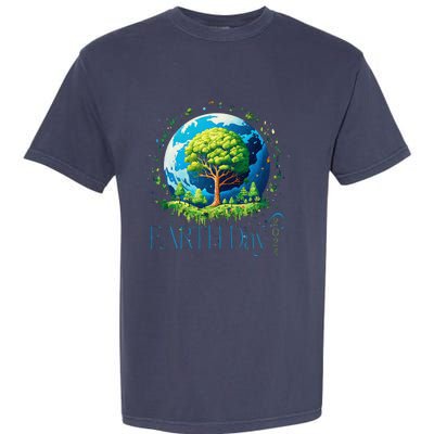 Earth Day 2024 Environmental International Awareness Garment-Dyed Heavyweight T-Shirt