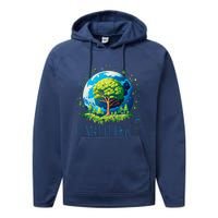 Earth Day 2024 Environmental International Awareness Performance Fleece Hoodie