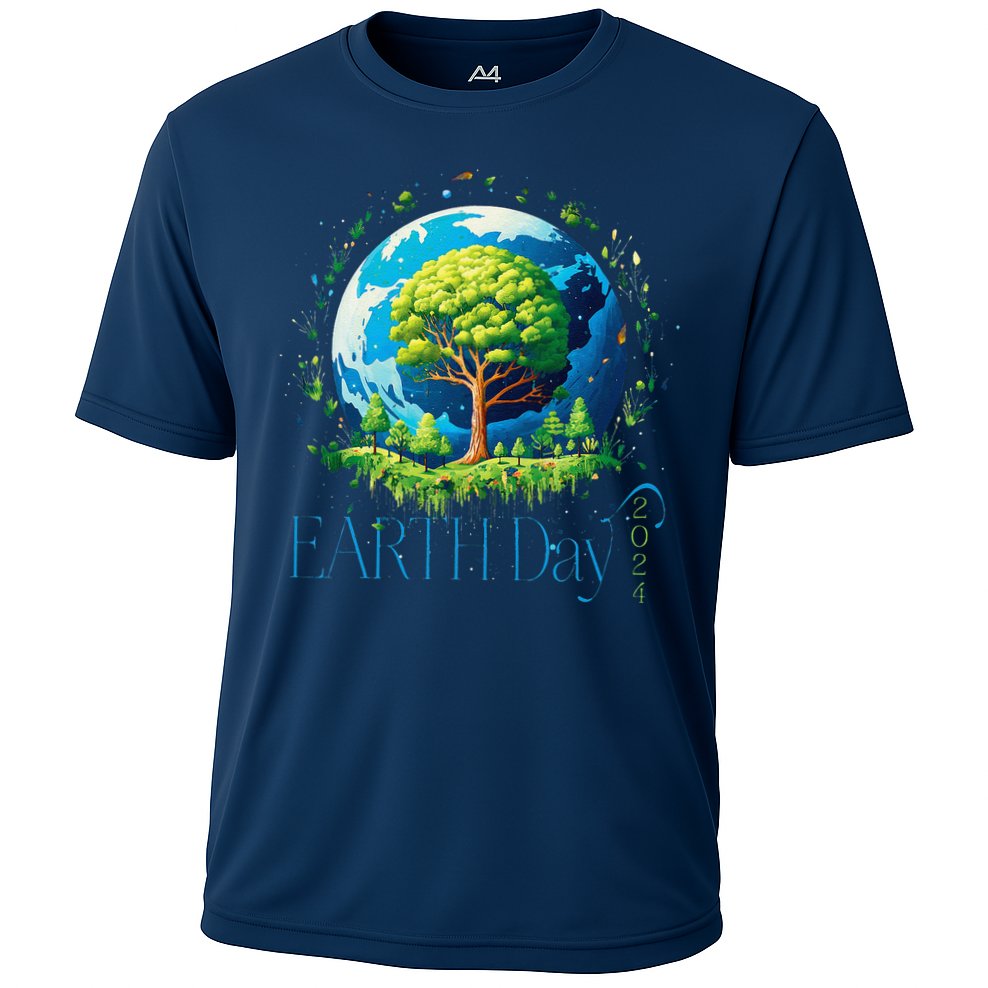 Earth Day 2024 Environmental International Awareness Cooling Performance Crew T-Shirt