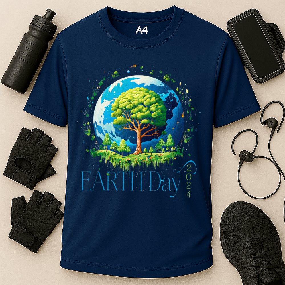 Earth Day 2024 Environmental International Awareness Cooling Performance Crew T-Shirt