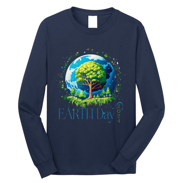 Earth Day 2024 Environmental International Awareness Long Sleeve Shirt