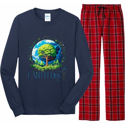 Earth Day 2024 Environmental International Awareness Long Sleeve Pajama Set