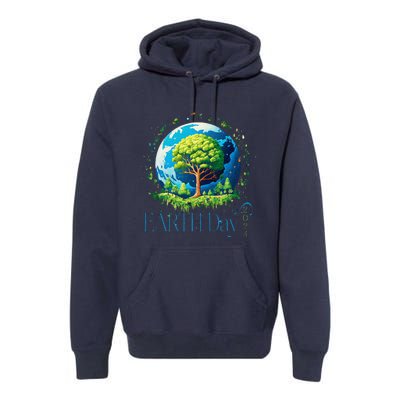 Earth Day 2024 Environmental International Awareness Premium Hoodie