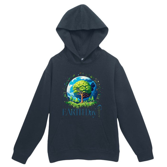 Earth Day 2024 Environmental International Awareness Urban Pullover Hoodie