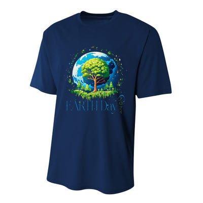 Earth Day 2024 Environmental International Awareness Performance Sprint T-Shirt