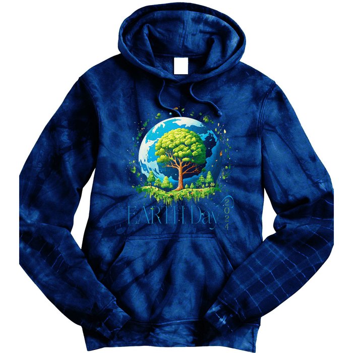 Earth Day 2024 Environmental International Awareness Tie Dye Hoodie