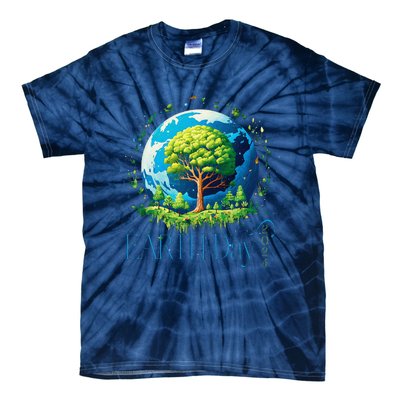 Earth Day 2024 Environmental International Awareness Tie-Dye T-Shirt