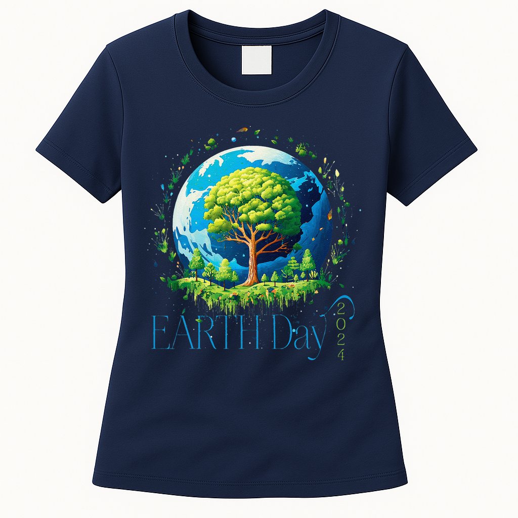 Earth Day 2024 Environmental International Awareness Womens T-Shirt
