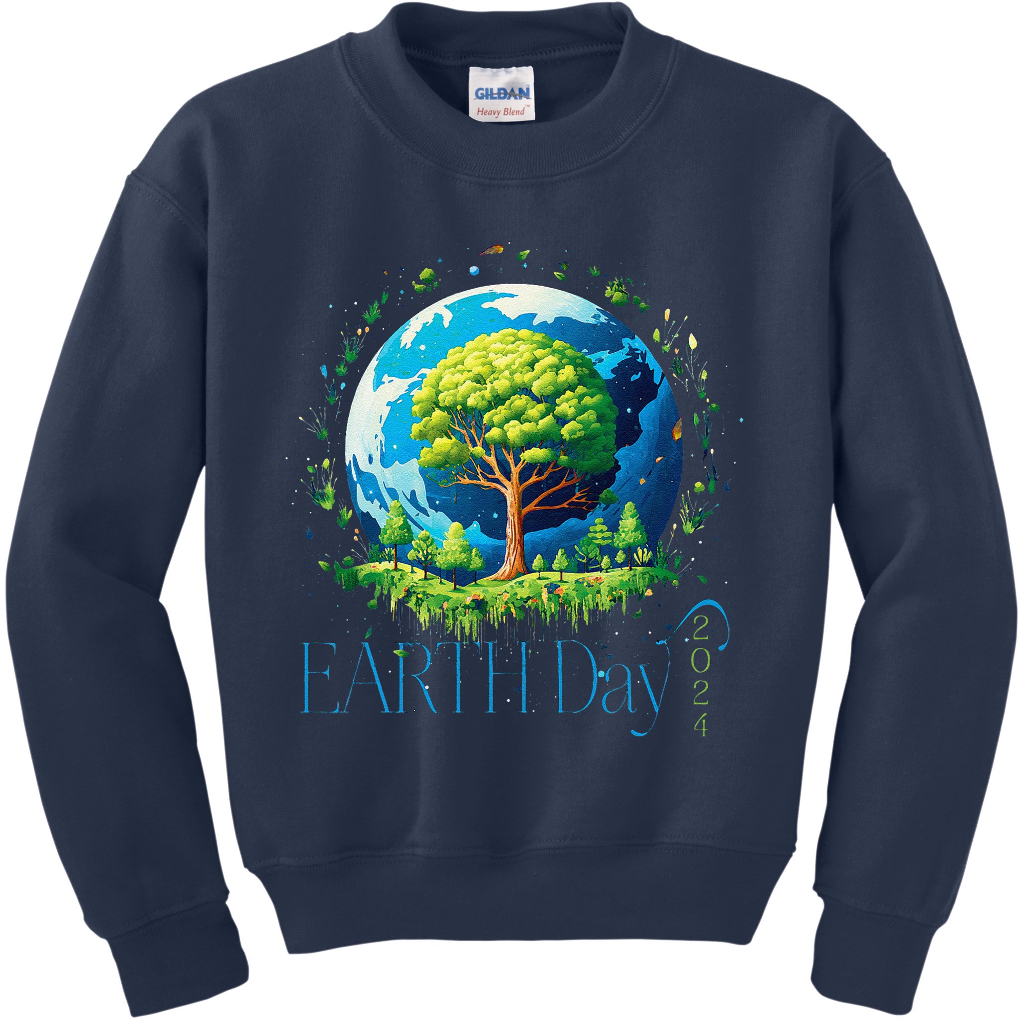 Earth Day 2024 Environmental International Awareness Kids Sweatshirt