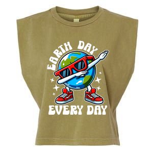 Earth Day 2024 Funny Earth Day Dab Garment-Dyed Women's Muscle Tee