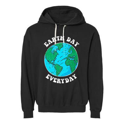 Earth Day 2023 Pocket Design Earth Day Everyday Garment-Dyed Fleece Hoodie