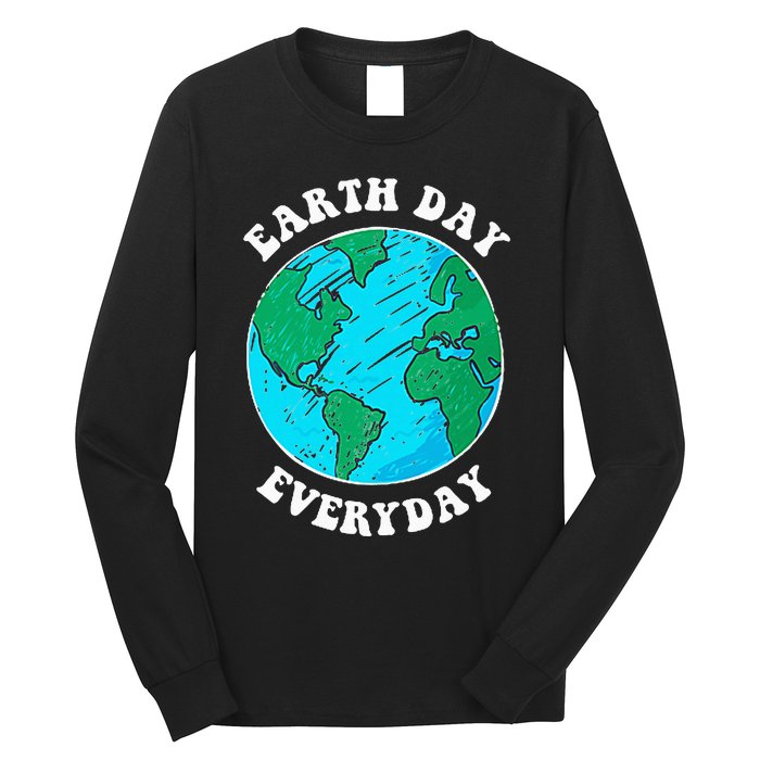 Earth Day 2023 Pocket Design Earth Day Everyday Long Sleeve Shirt