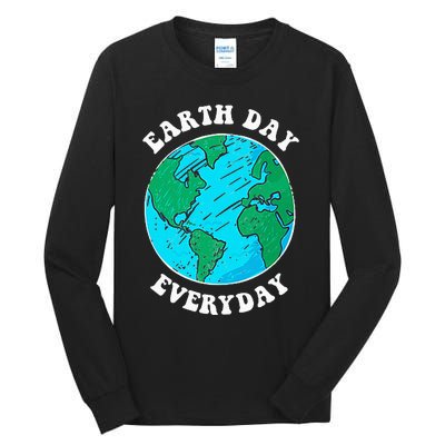 Earth Day 2023 Pocket Design Earth Day Everyday Tall Long Sleeve T-Shirt