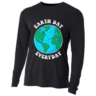 Earth Day 2023 Pocket Design Earth Day Everyday Cooling Performance Long Sleeve Crew